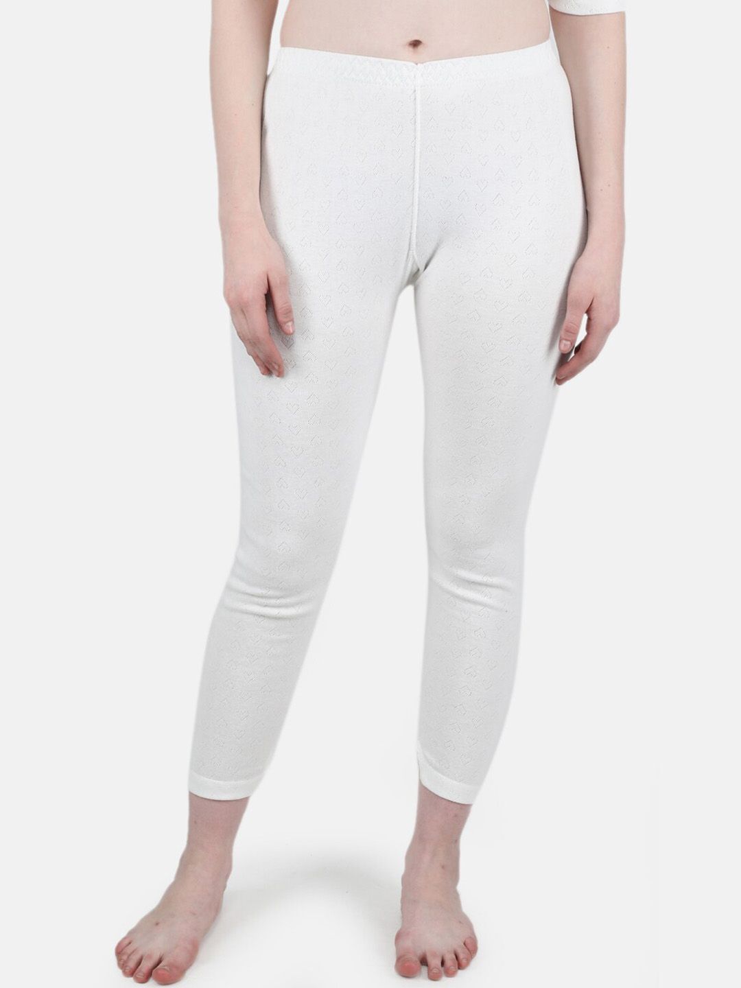 Buy BODYCARE INSIDER Women Off White Solid Thermal Bottoms B202_105 -  Thermal Bottoms for Women 13086010