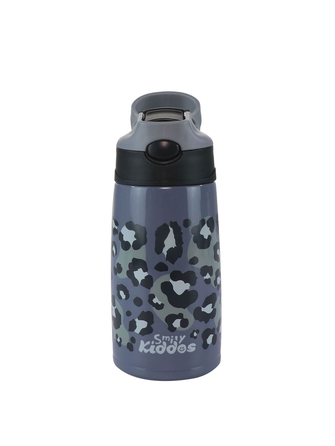 Smily Kiddos Grey Abstract Stainless Steel Spill Proof Sipper - 1.2L