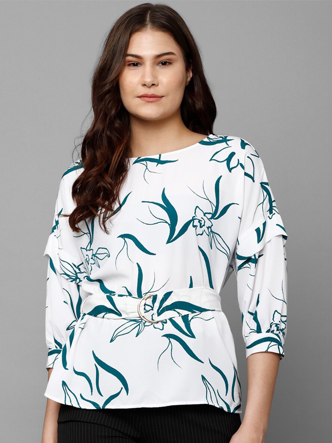 Allen Solly Woman Floral Print Top Price in India
