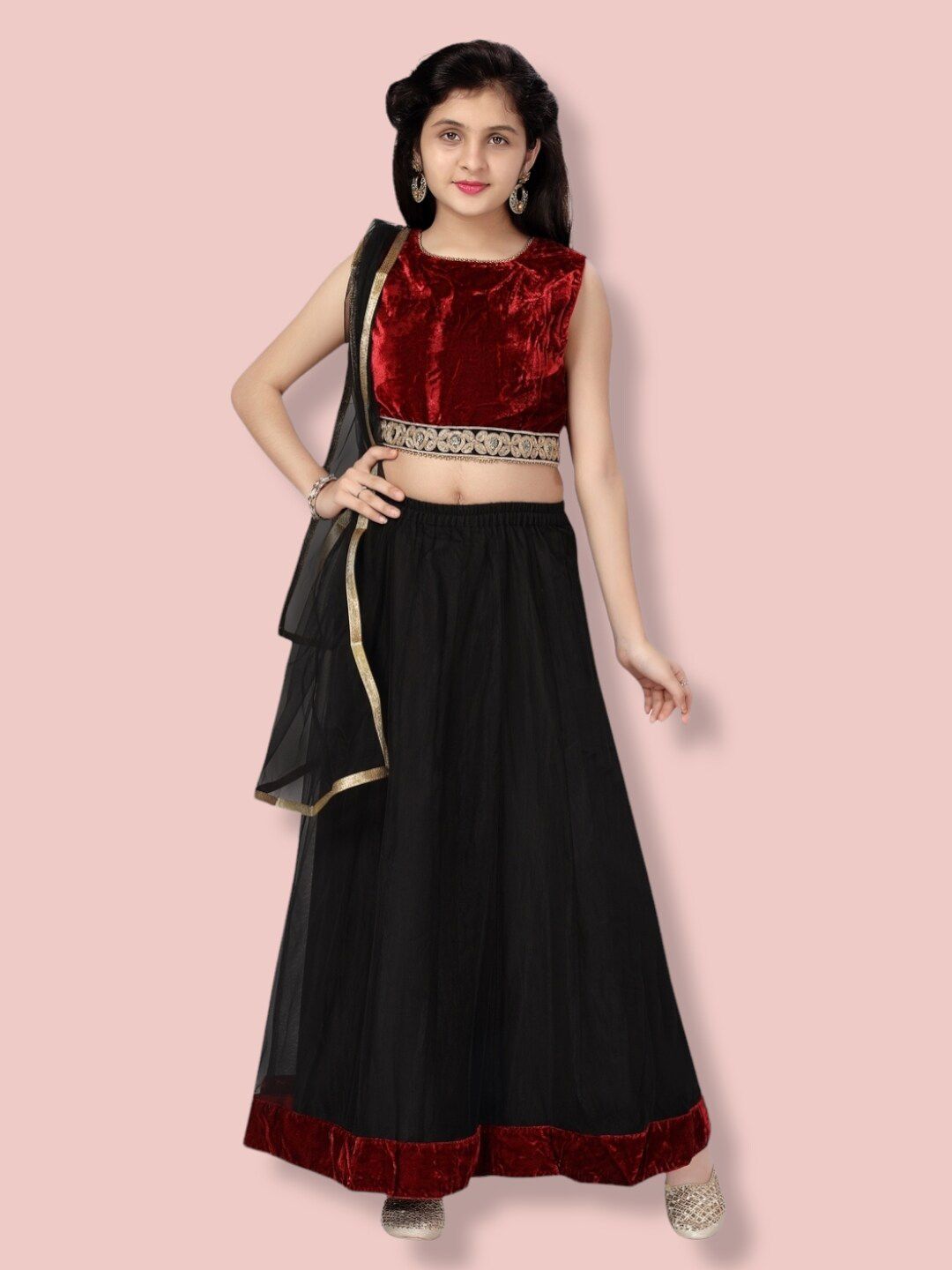 Aarika Girls Ready to Wear Lehenga & Blouse With Dupatta Price in India