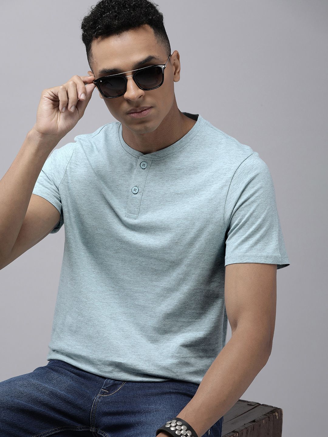 The Roadster Life Co. Henley Neck T-shirt