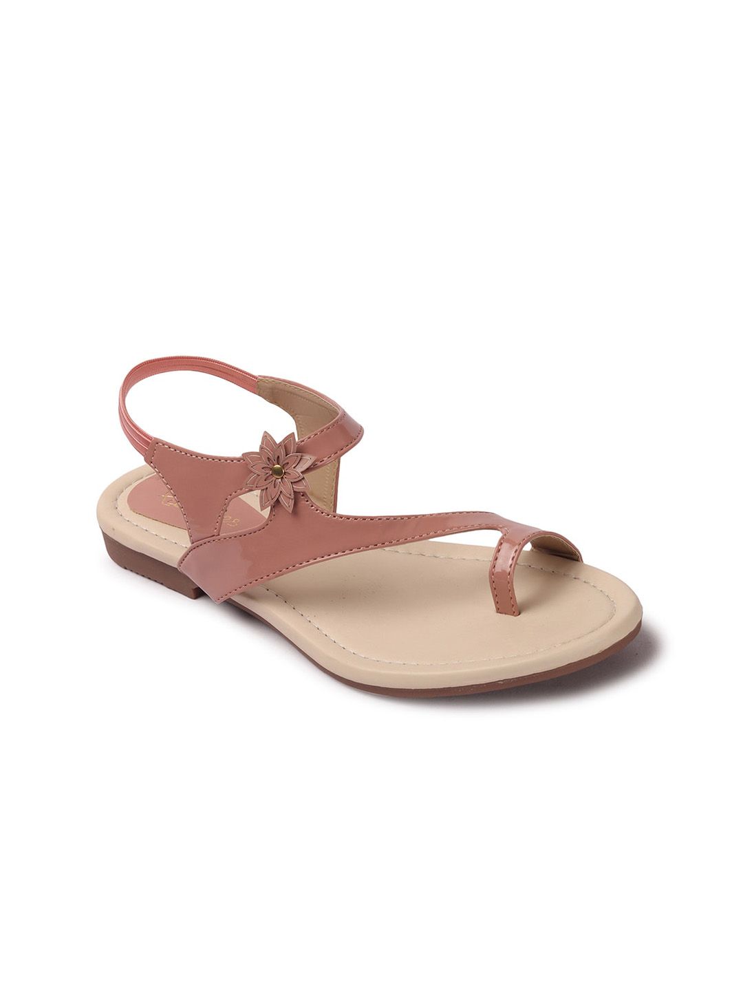 Picktoes Women Pink One Toe Flats Price in India