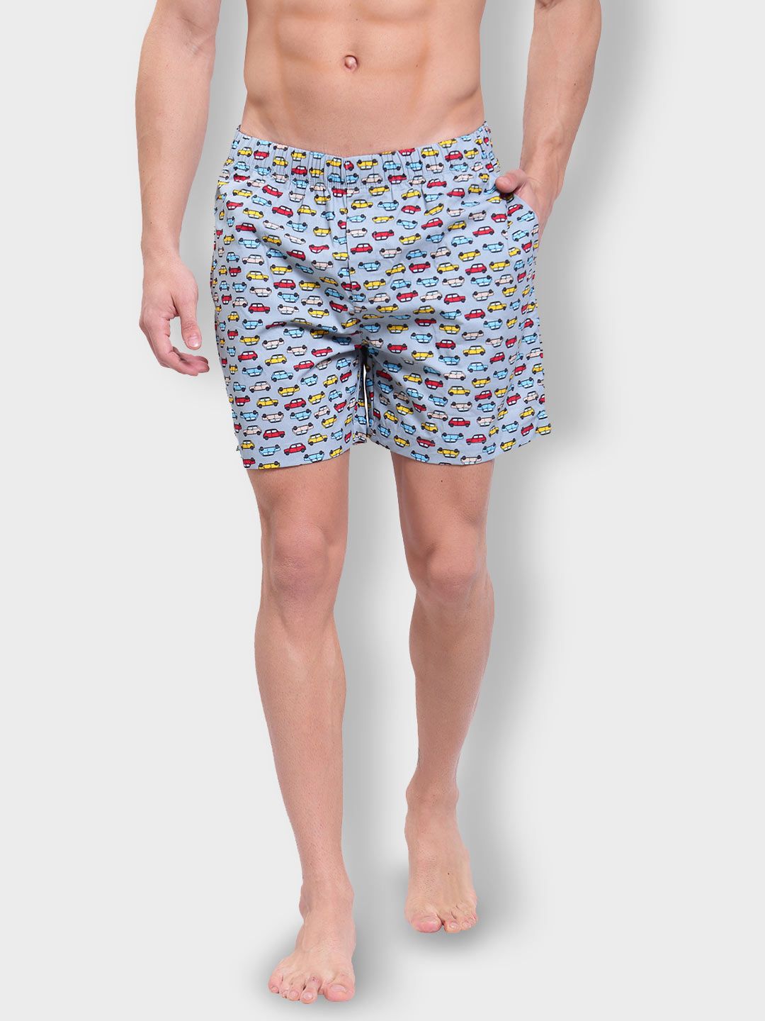 Zoiro Men Printed Pure Cotton Boxers
