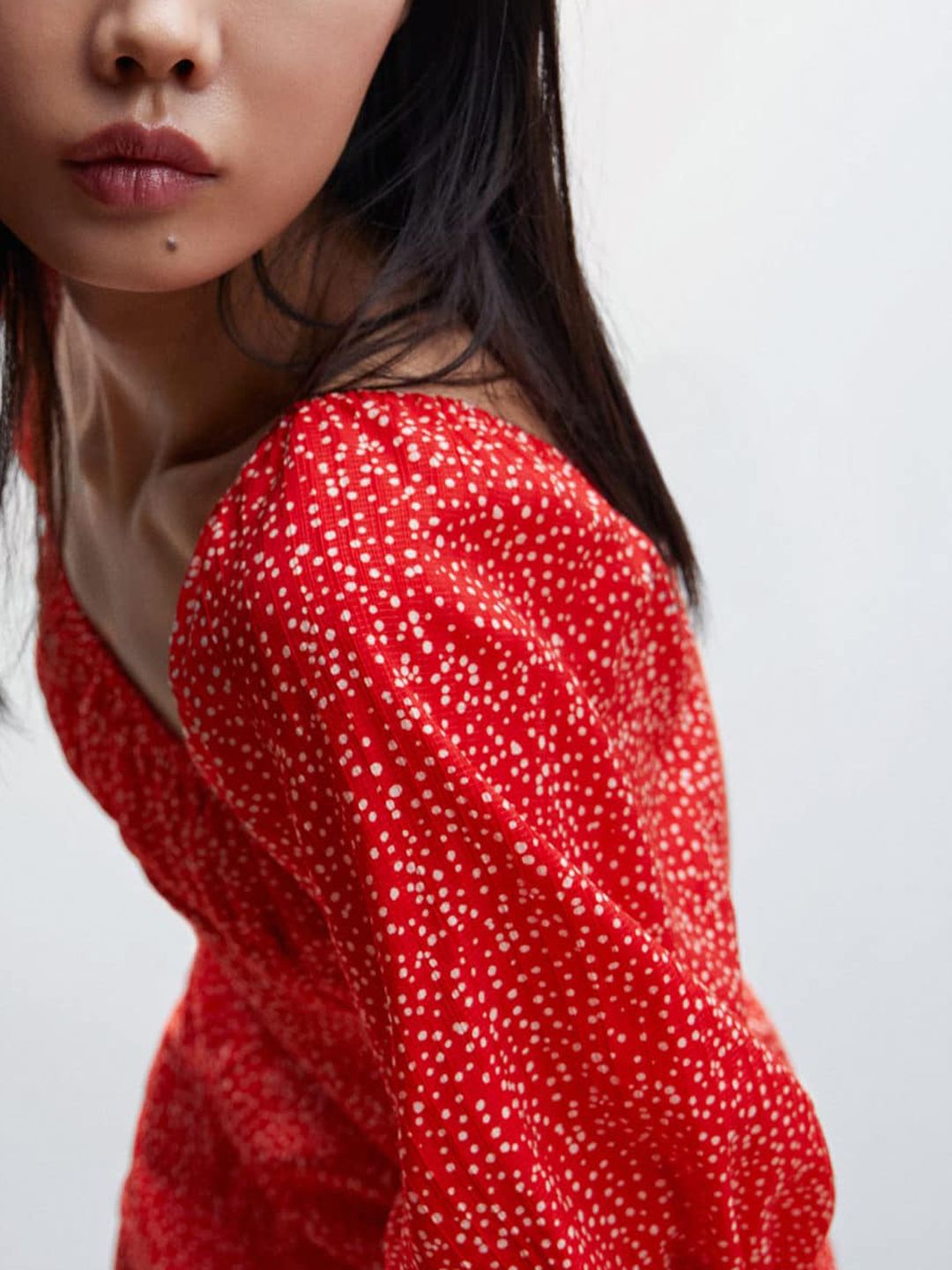 Geometric Printed A-Line Midi Dress