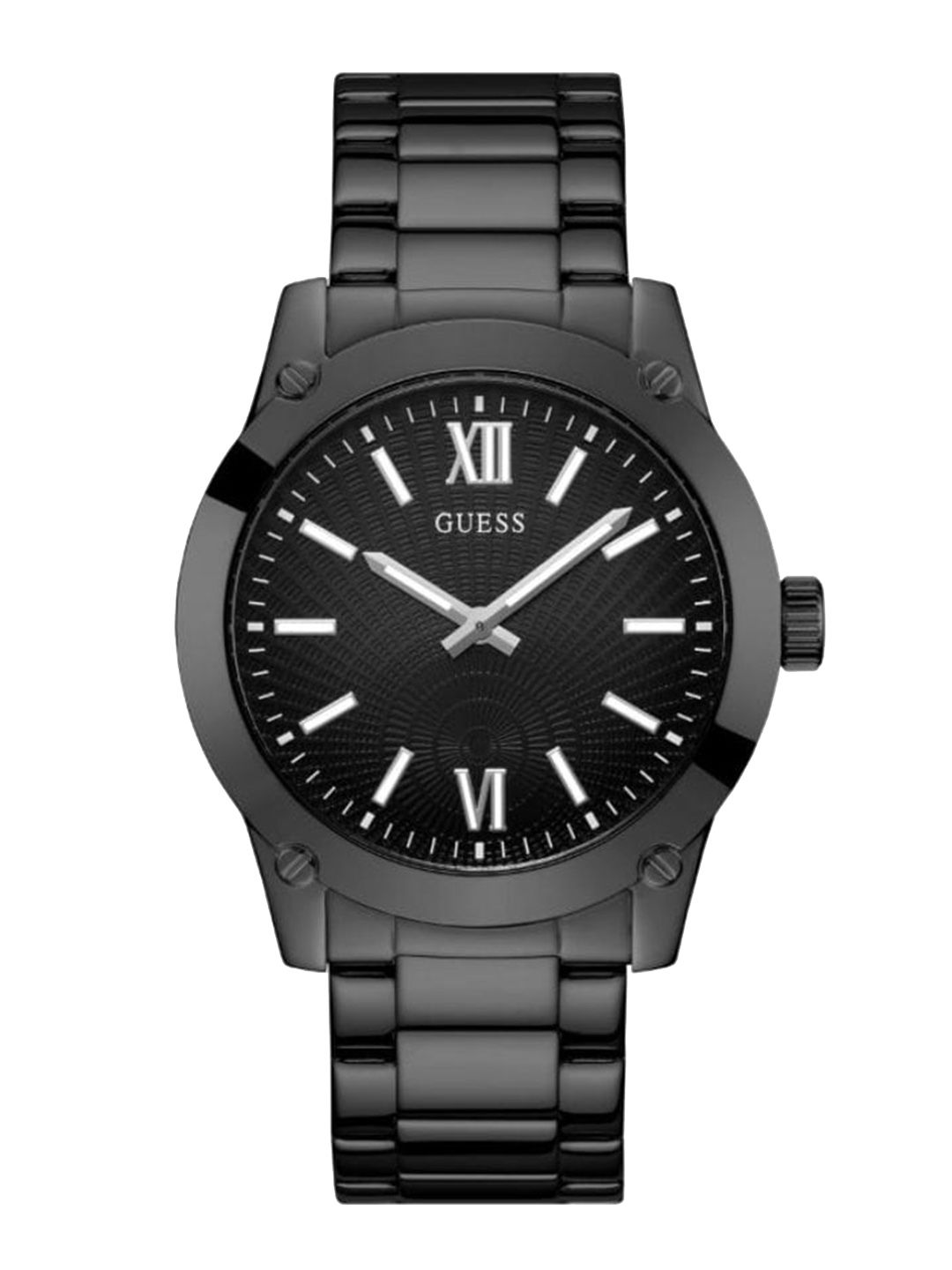 GUESS GUESS Men Stainless Steel Bracelet Style Straps Analogue Watch- GW0574G3