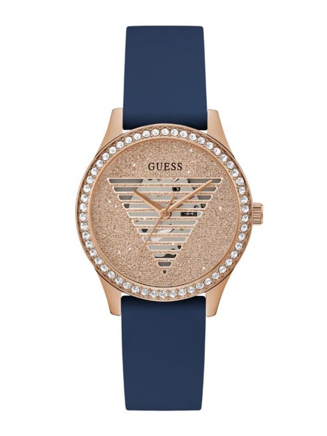 GUESS GUESS Round 38mm Rose Gold Dial Analog Women Watch - GW0530L3