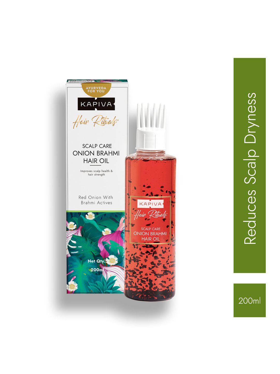 Kapiva Scalp Care Onion Brahmi Hair Oil - 200 ml