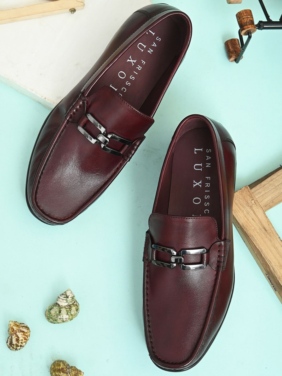 San Frissco Men Leather Loafers