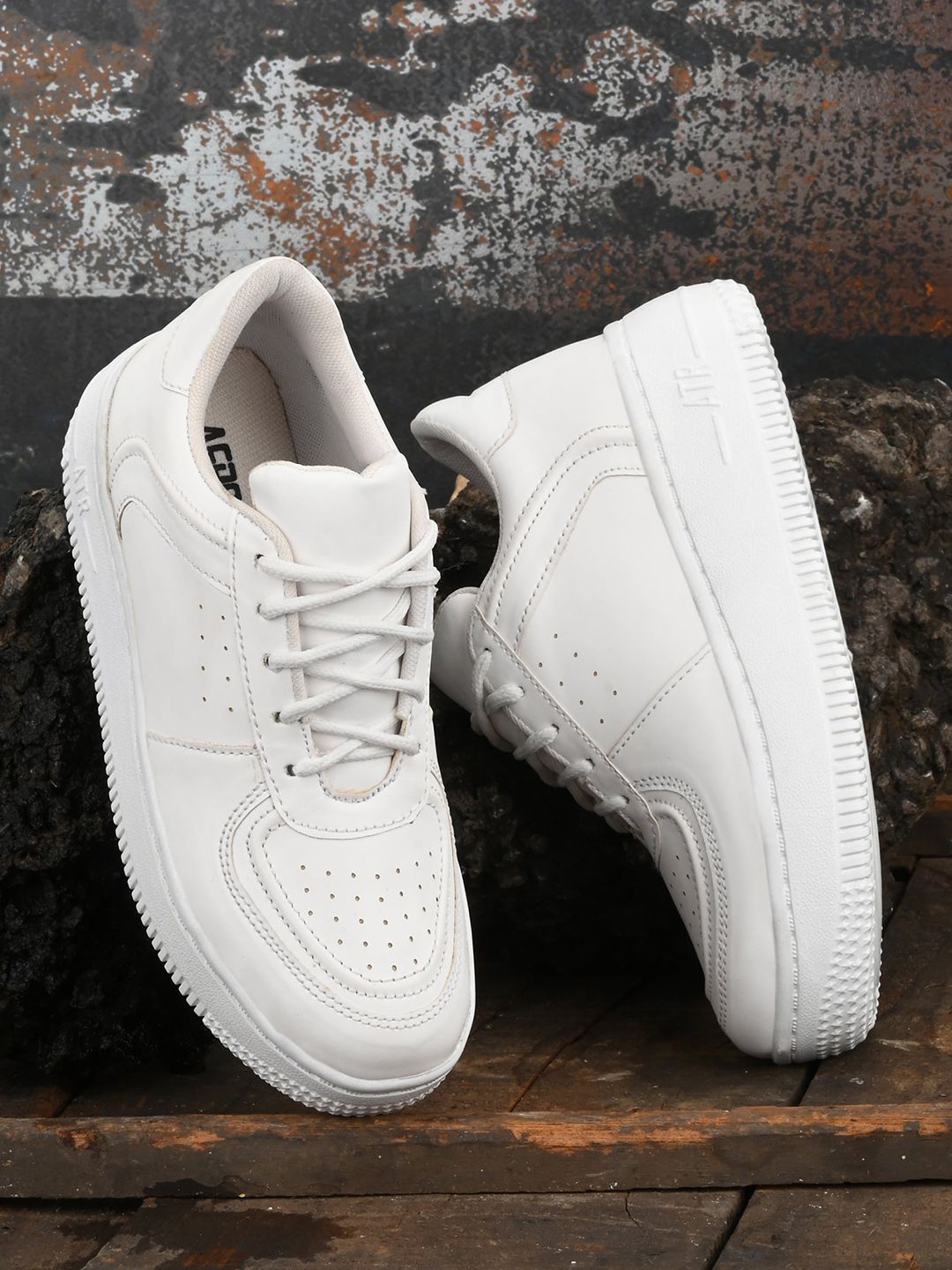 AfroJack Women White Sneakers Price in India