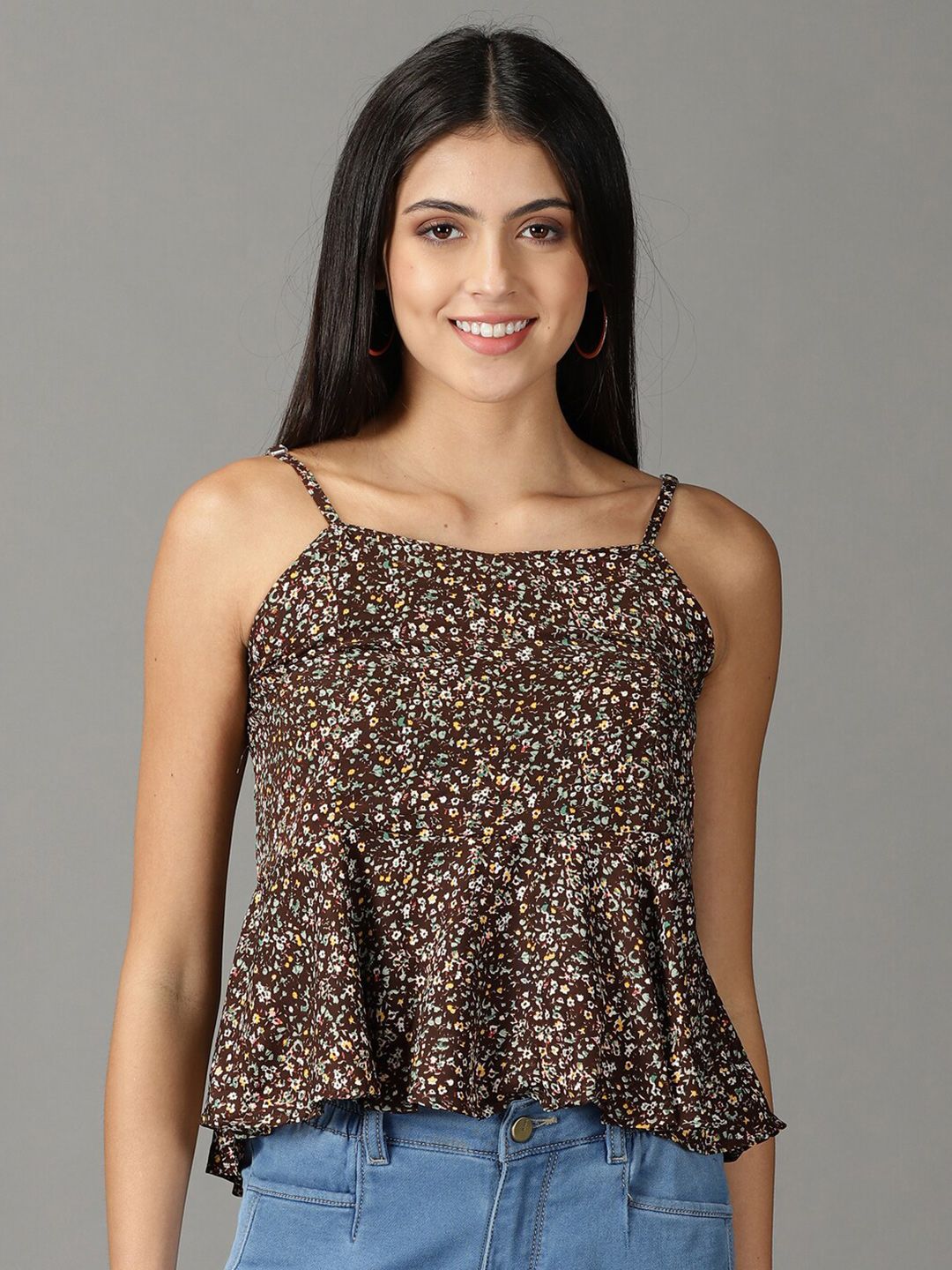 SHOWOFF Floral Print Top Price in India
