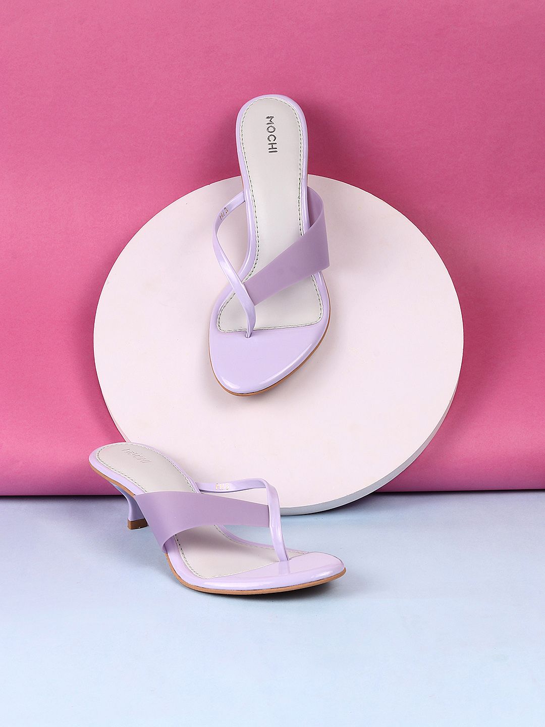 Mochi Kitten Slip On Sandals Heels