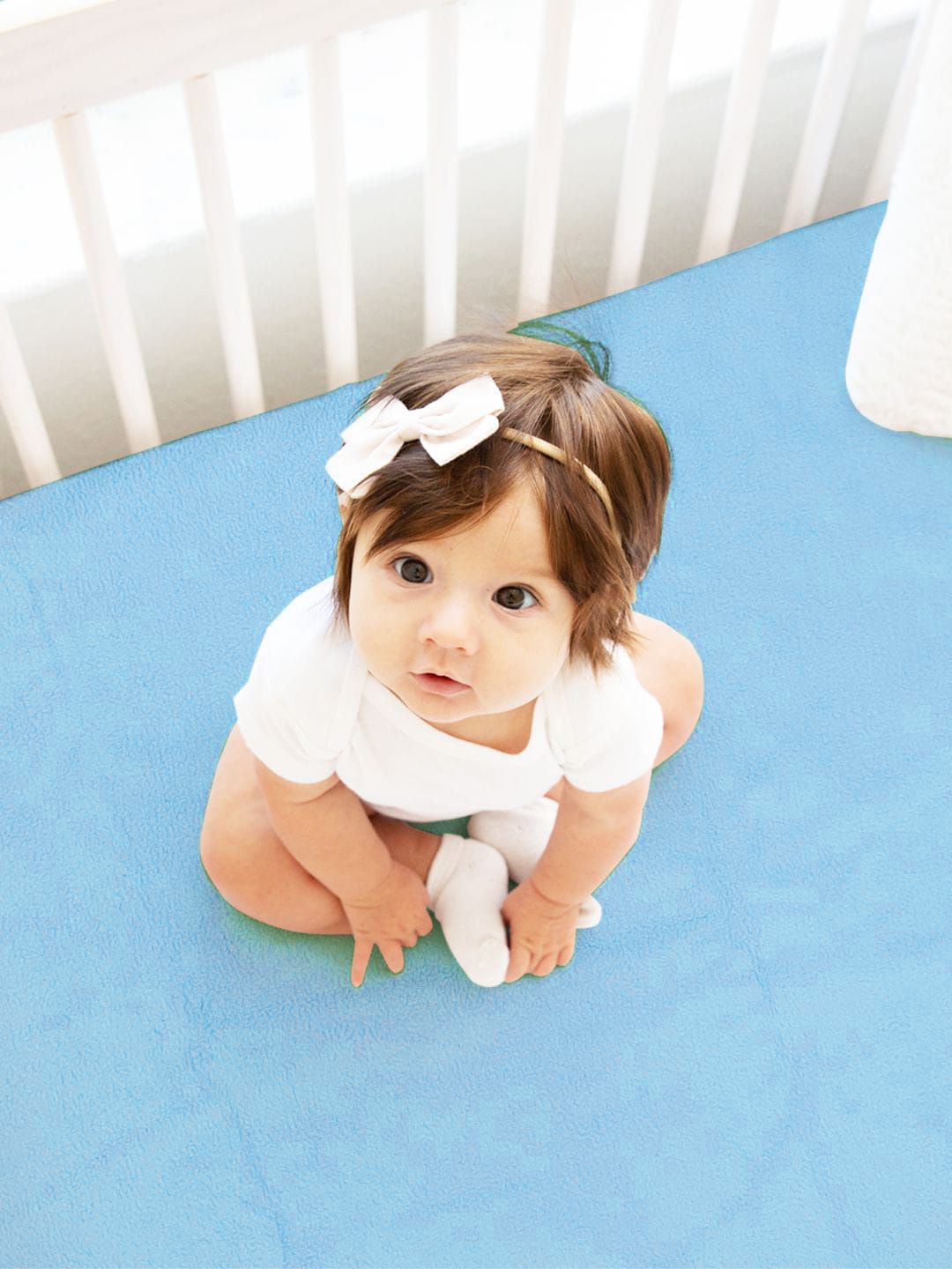 BIANCA Kids Blue Soft Bamboo Waterproof & Anti-Bacterial XL Baby Dry Sheet Offers & Cashback