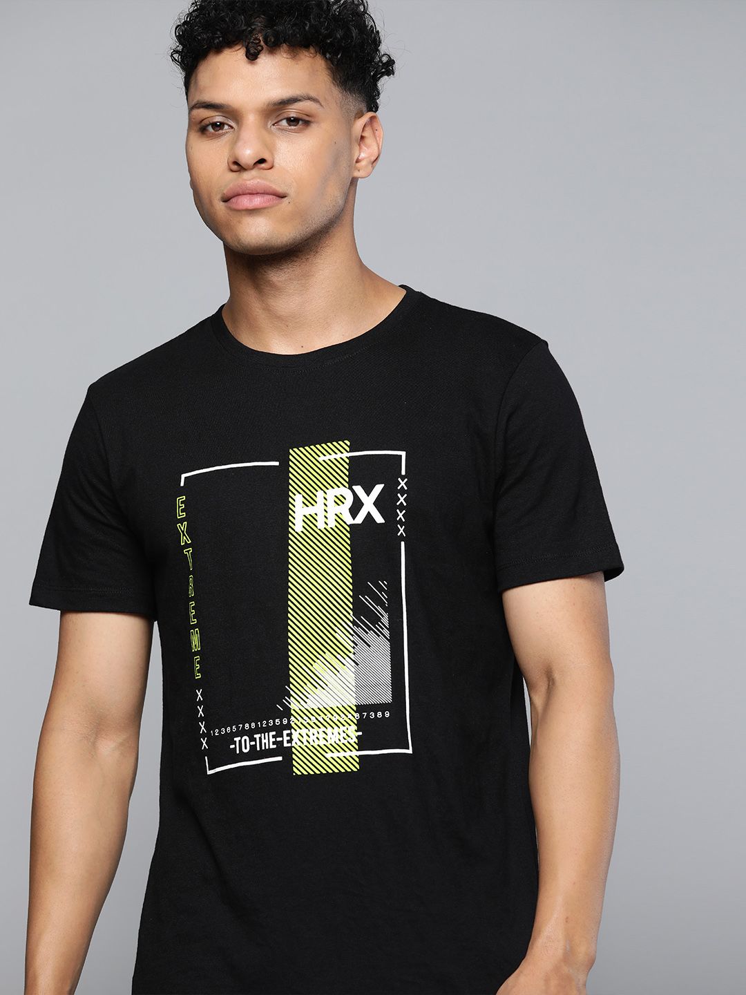 HRX by Hrithik Roshan Brand Logo Printed T-shirt