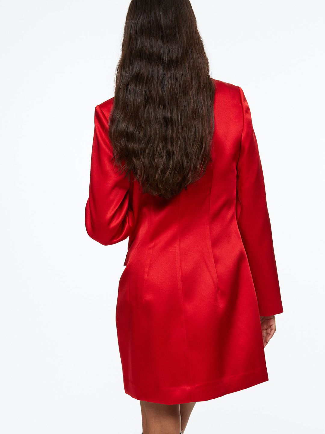 strapless open back dress Jenevieve Strapless Drape Mini Dress | Red | Womens