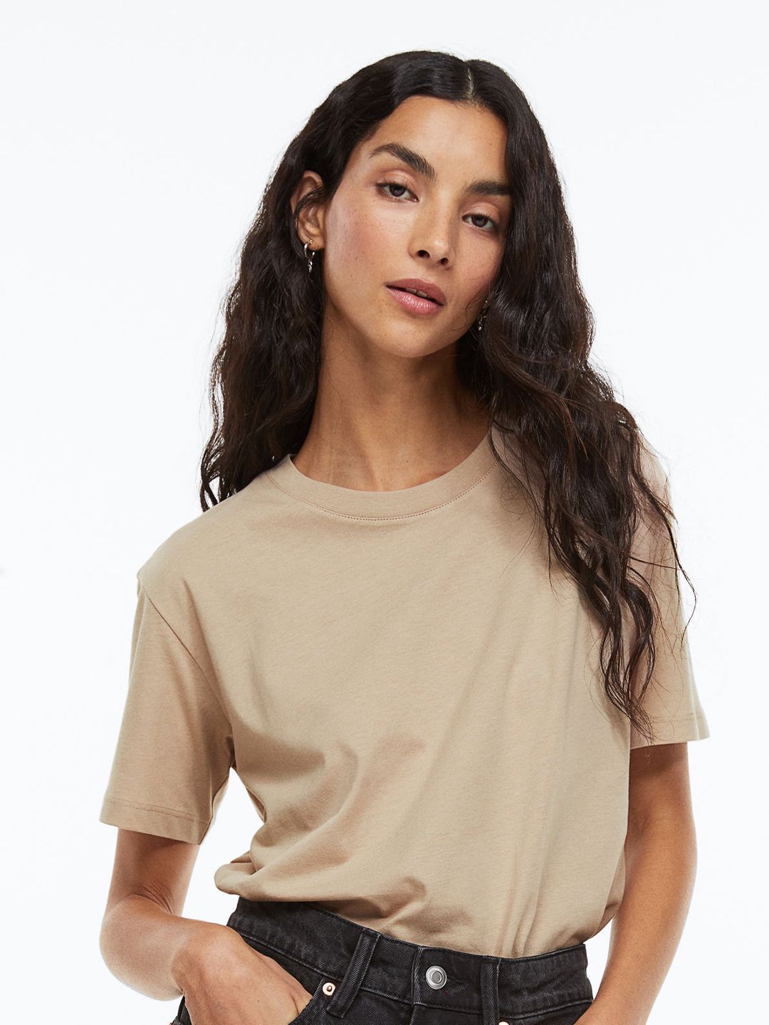 H&M Women Cotton T-Shirt Price in India