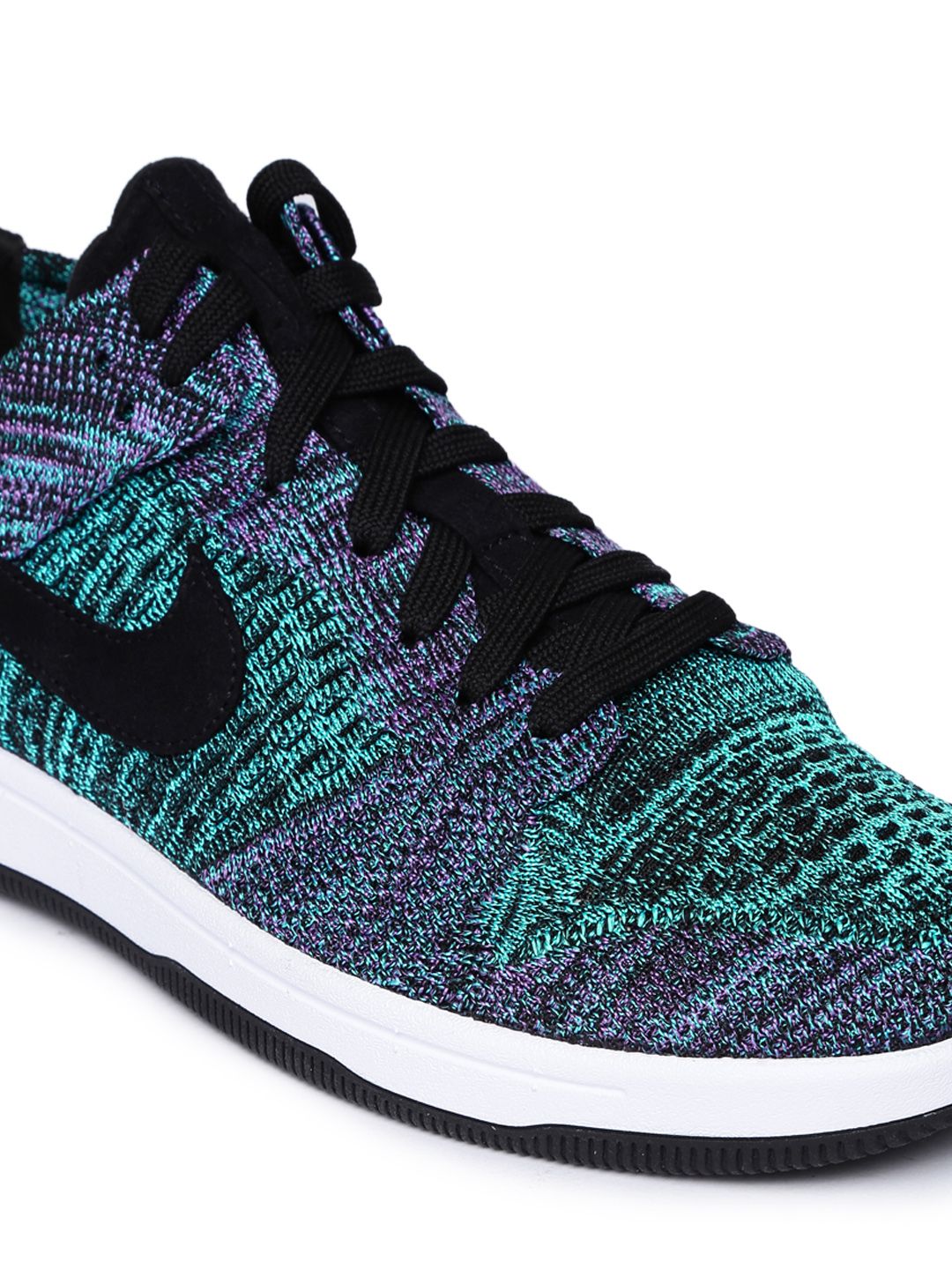 Buy Nike Men Blue & Purple Dunk Flyknit Sneakers - Casual Shoes