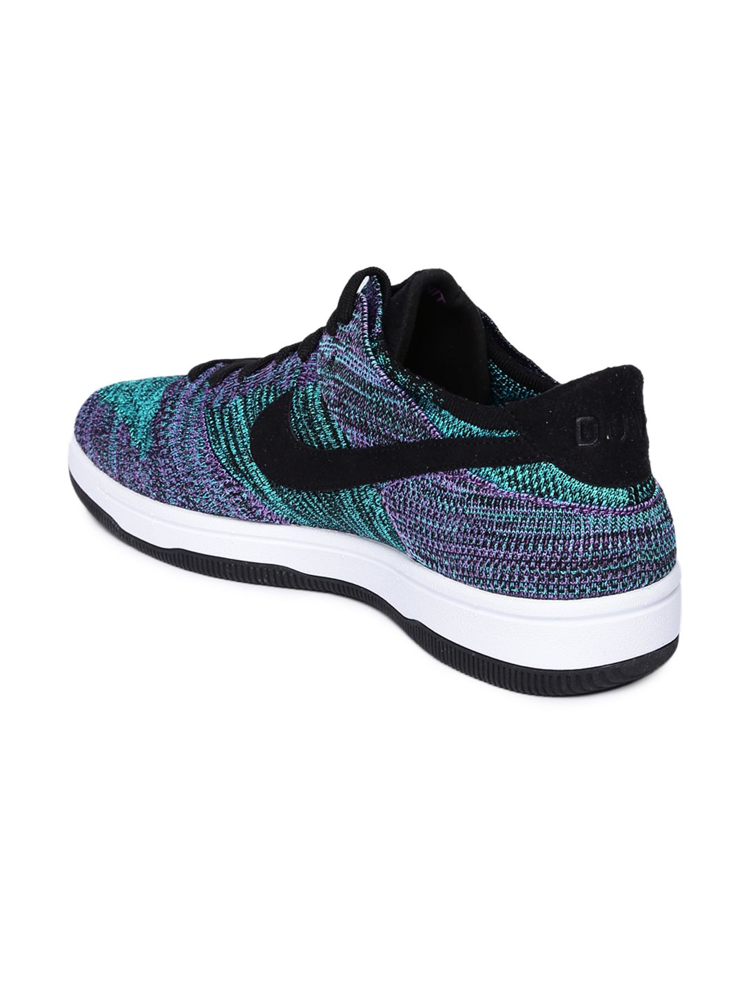 Buy Nike Men Blue & Purple Dunk Flyknit Sneakers - Casual Shoes