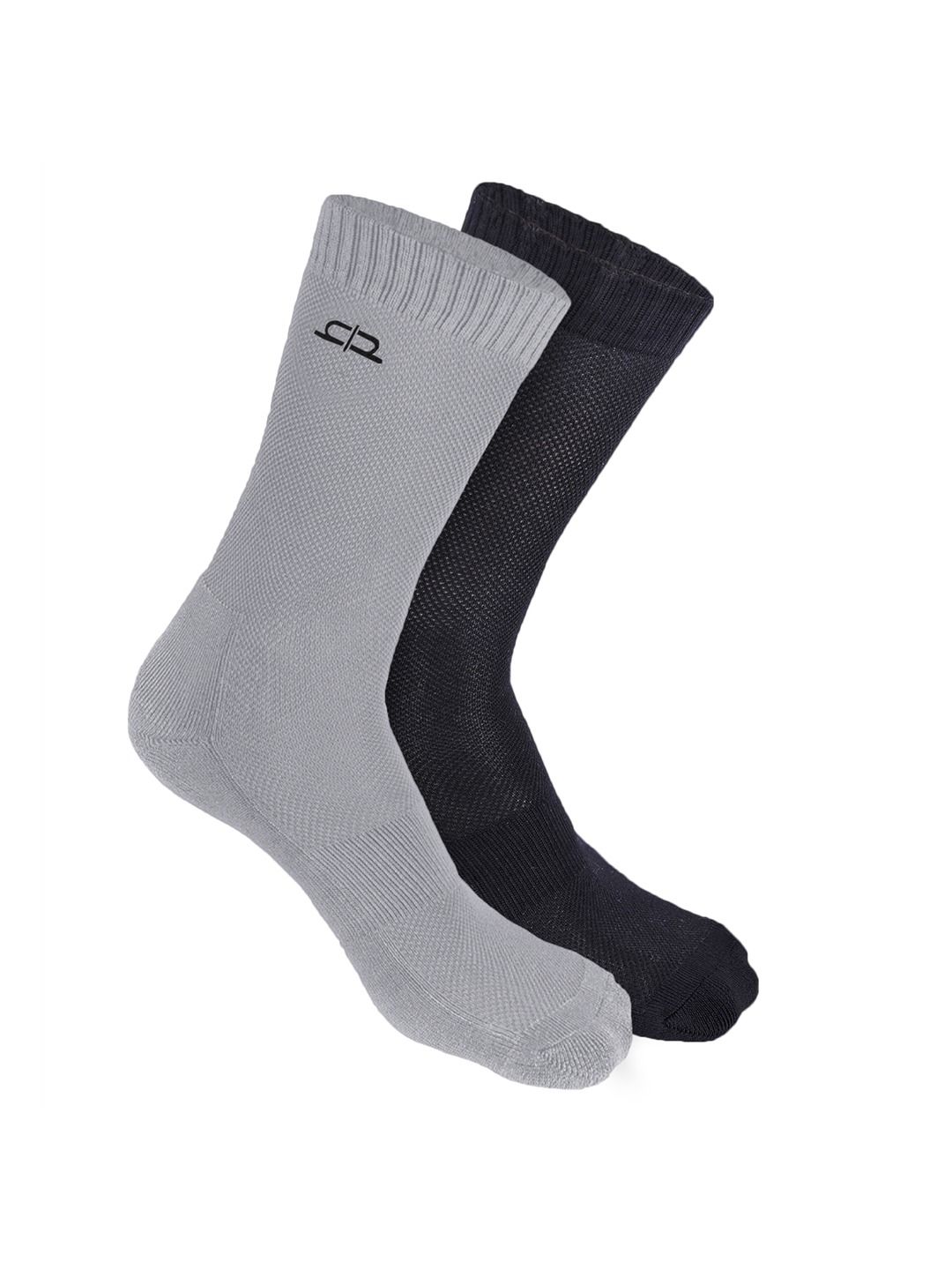 Heelium Men Pack of 2 Bamboo Super Soft & Odour-Free Breathable Crew-Length Socks