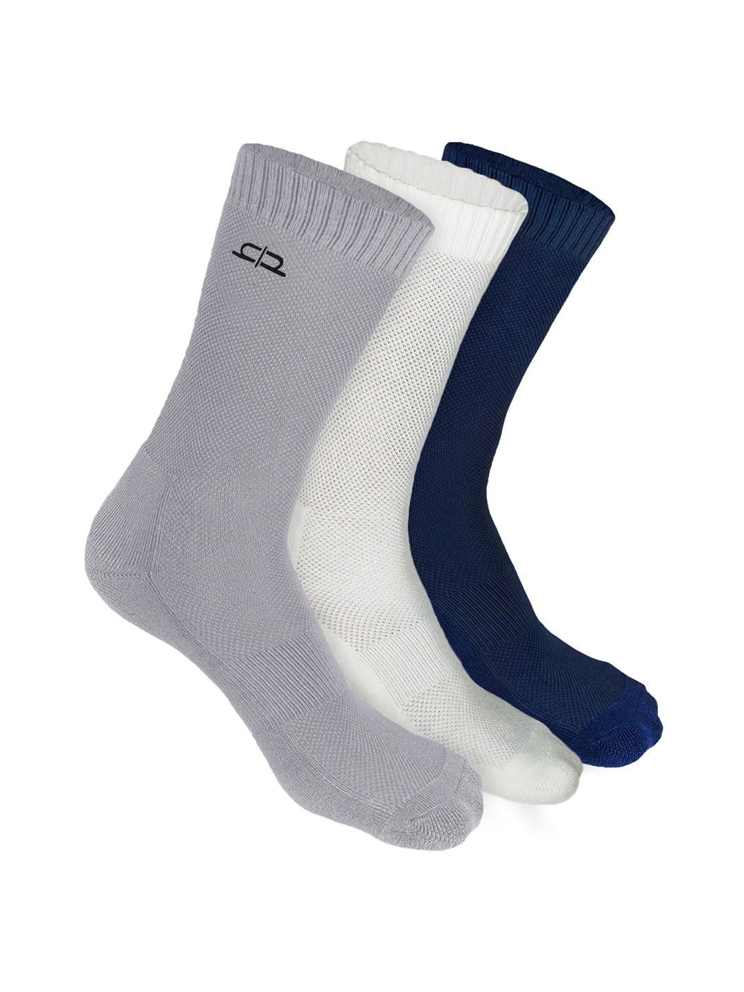 Heelium Men Pack of 3 Bamboo Super Soft & Odour-Free Breathable Crew-Length Socks