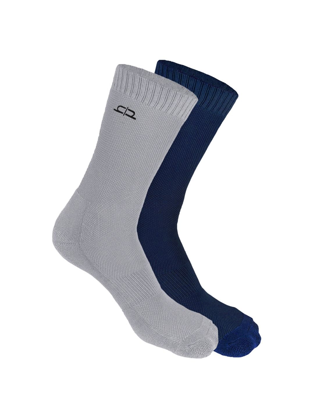 Heelium Men Pack of 2 Bamboo Super Soft & Odour-Free Breathable Crew-Length Socks