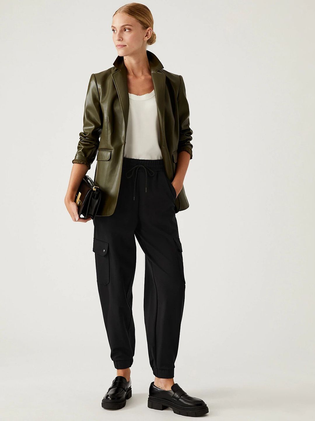 Marks & Spencer Women High-Rise Joggers Price in India