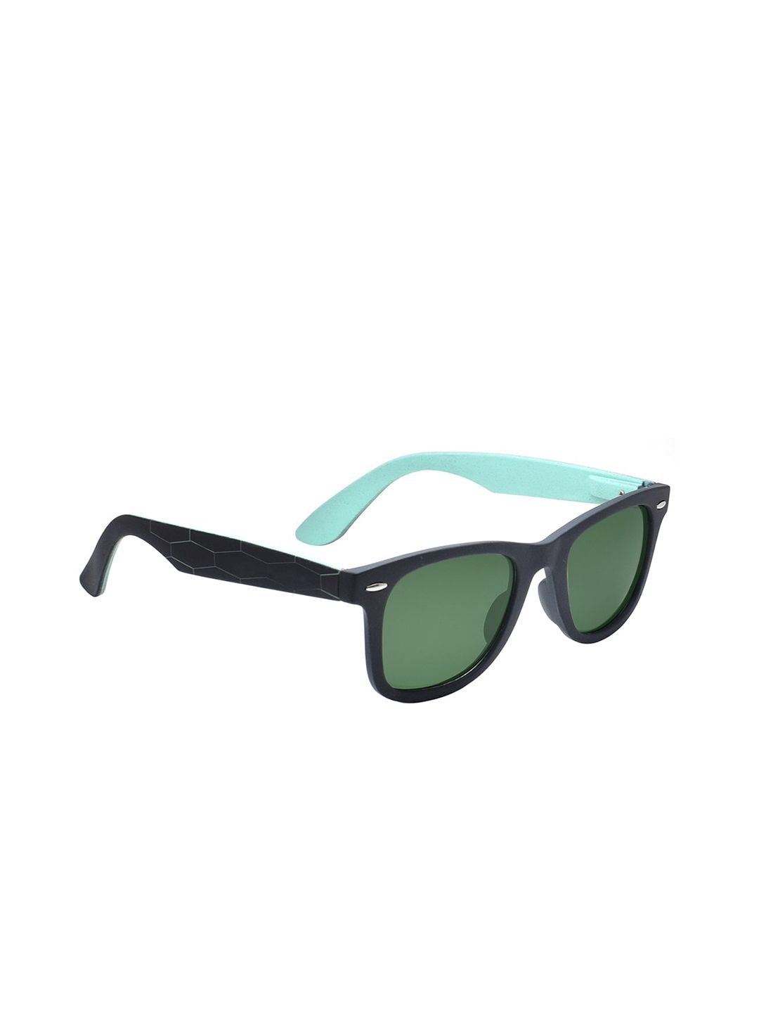 Peter Jones Eyewear Square Sunglasses with UV Protected Lens PO760GR_S-Green