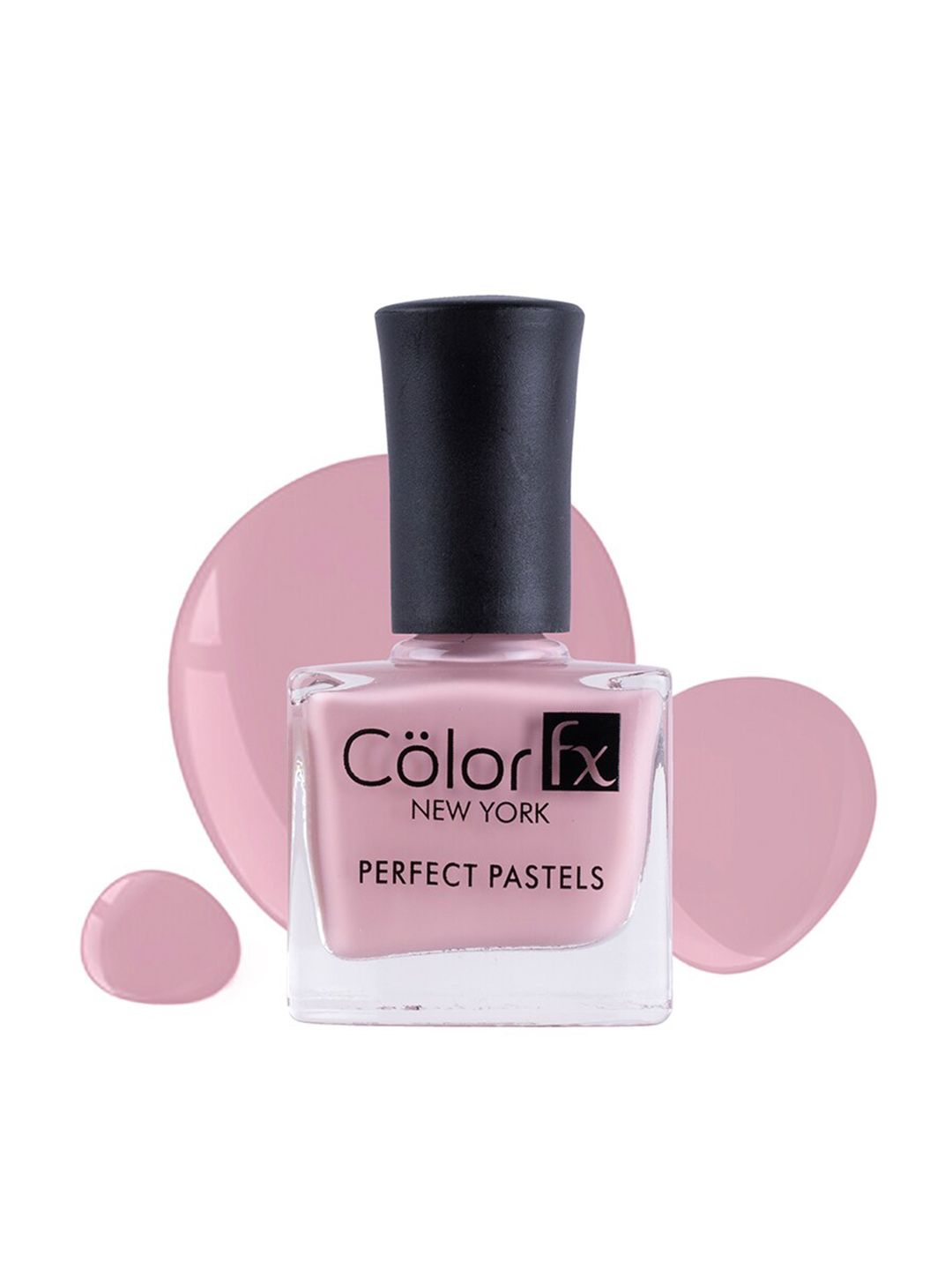 Color Fx New York Perfect Pastels Long-Lasting Glossy Finish Nail Enamel 9 ml-Flamingo Pink 171