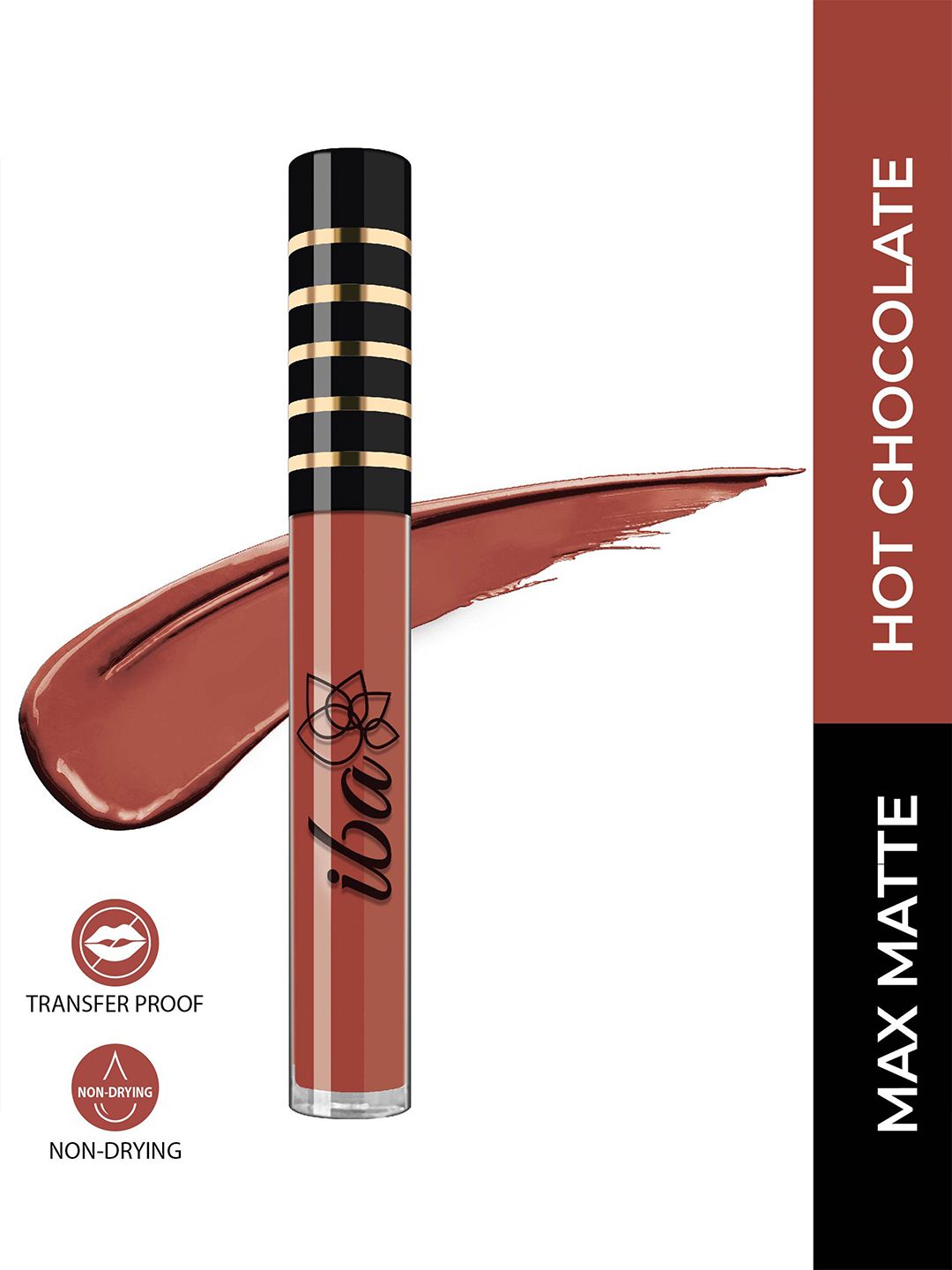 Iba Maxx Matte Long Lasting & Transfer-Proof Liquid Lipstick 2.6 ml - Hot Chocolate