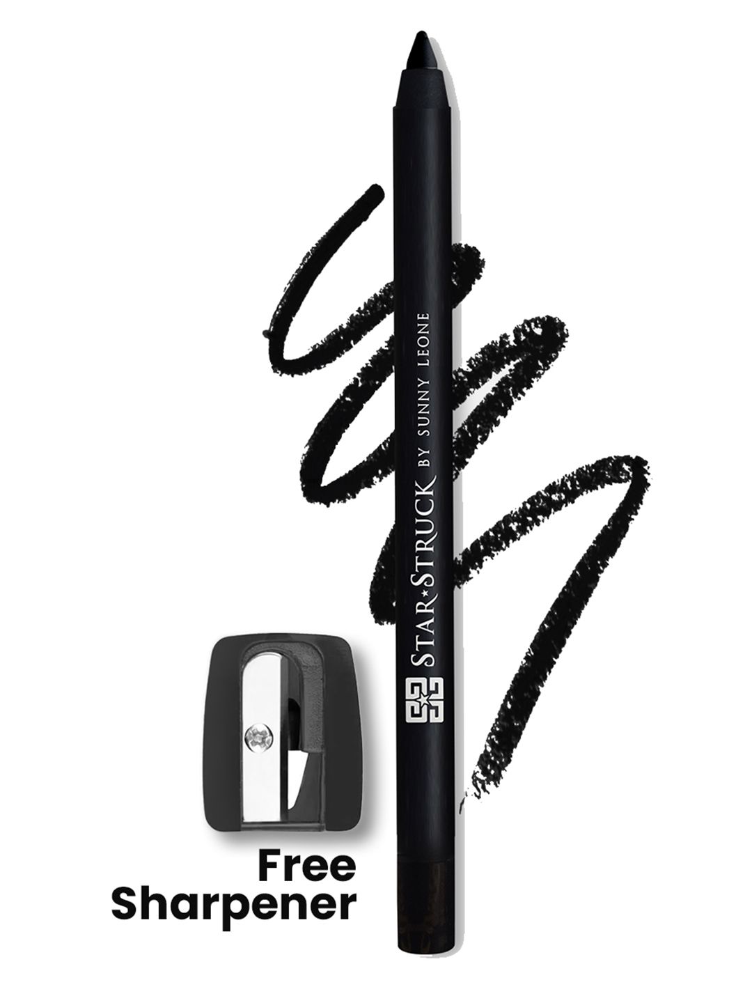 STARSTRUCK BY SUNNY LEONE Kohl Long Lasting  Waterproof Eye Pencil with Sharpener - Black