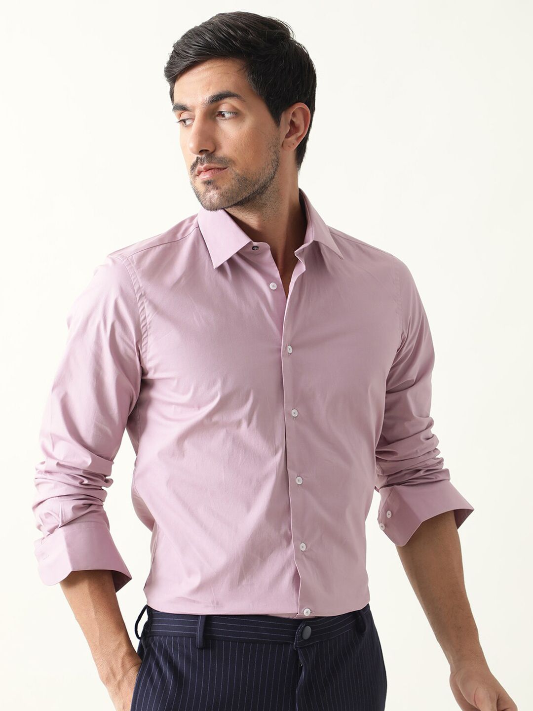 Rare Rabbit Men Slim Fit Formal Cotton Shirt Price History