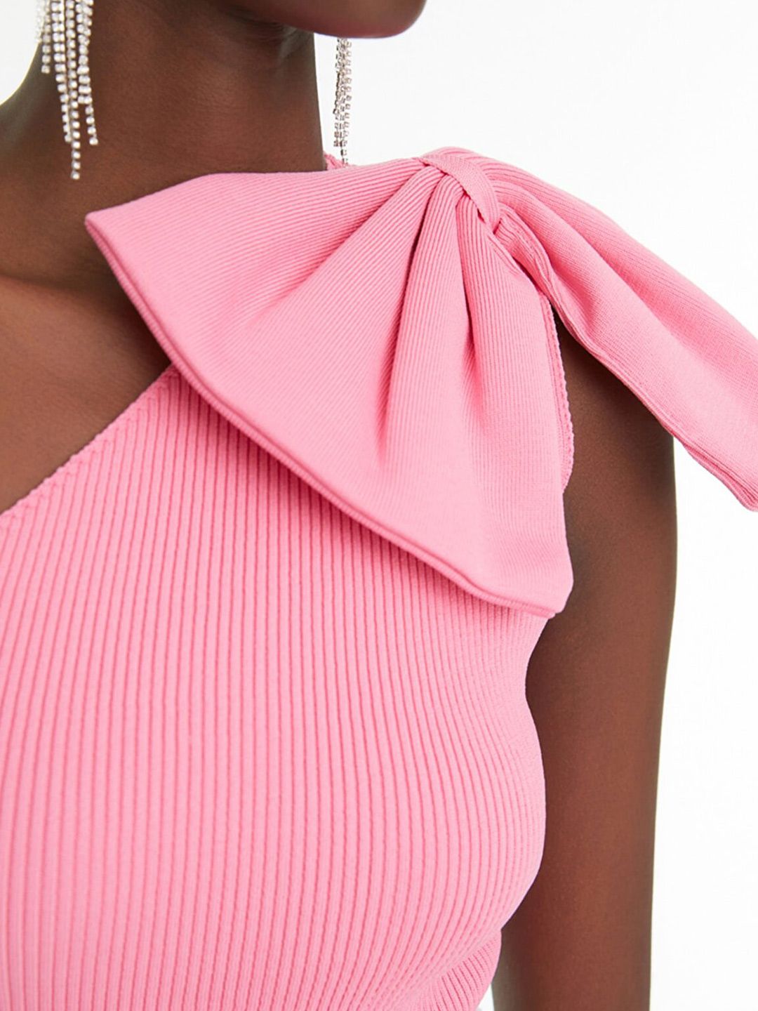 Buy Trendyol One Shoulder Bow Detail Top - Tops for Women 21511956