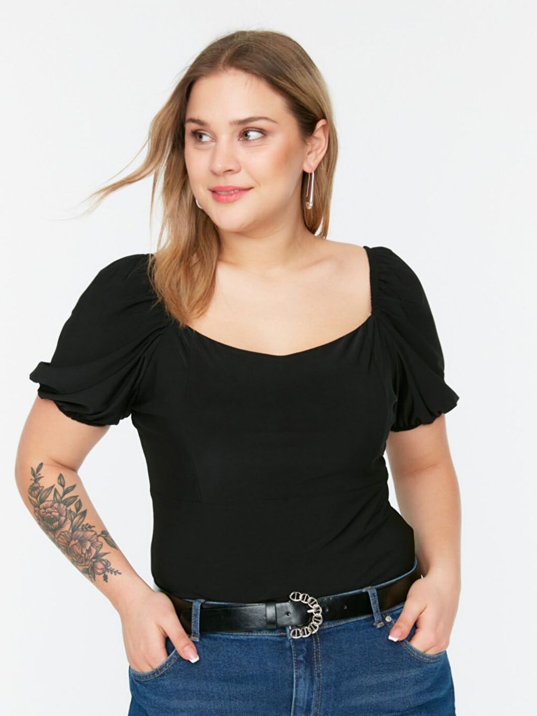 Trendyol Scoop Neck Top Price in India