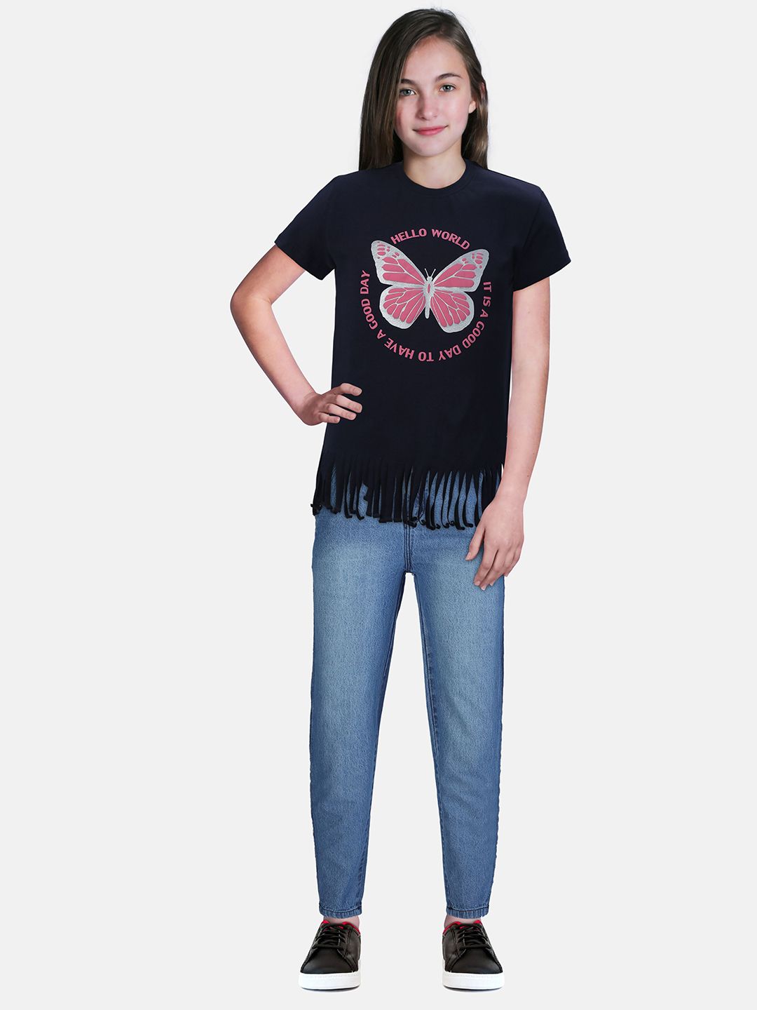 Gini and Jony Girls Printed T-shirt
