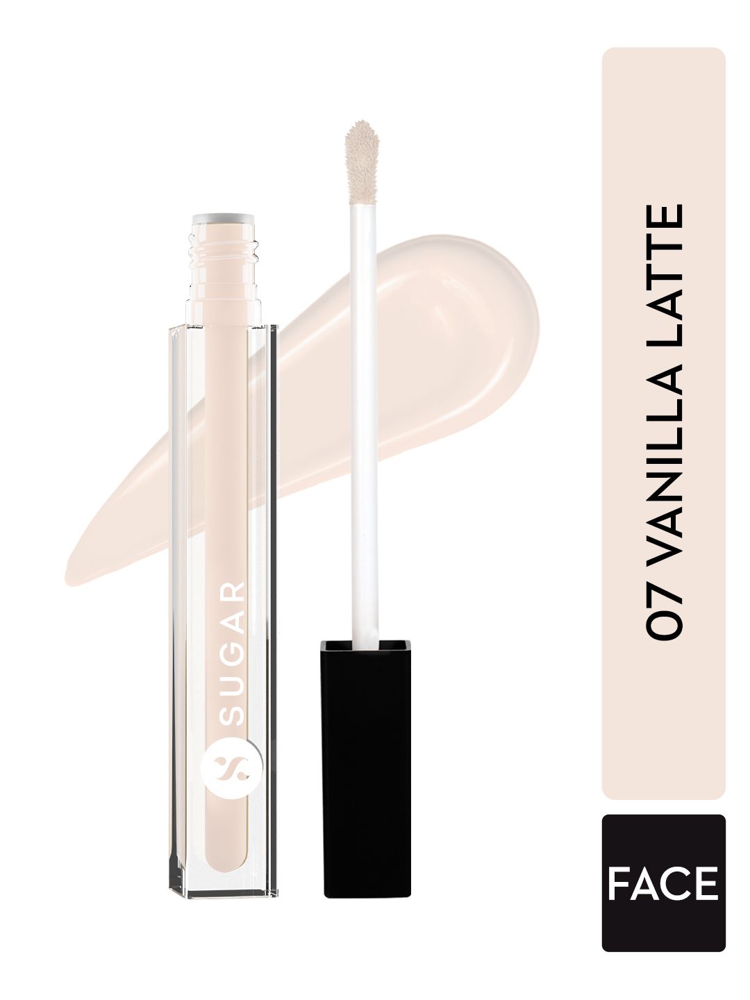 SUGAR Cruelty-Free & Vegan Auto Correct Creaseless Concealer 2g - Vanilla Latte 07