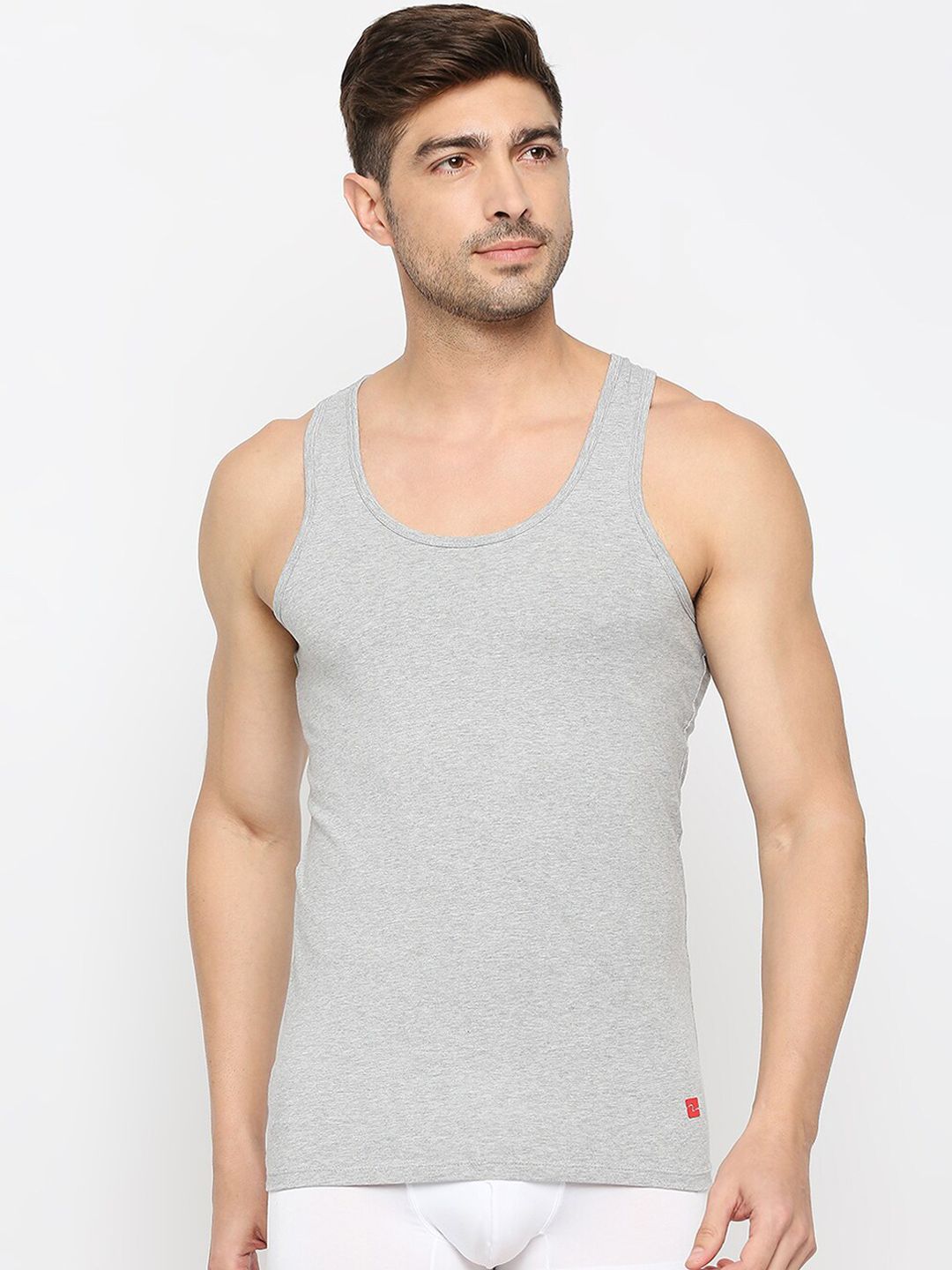 UnderJeans by Spykar Men Basic Innerwear Vest
