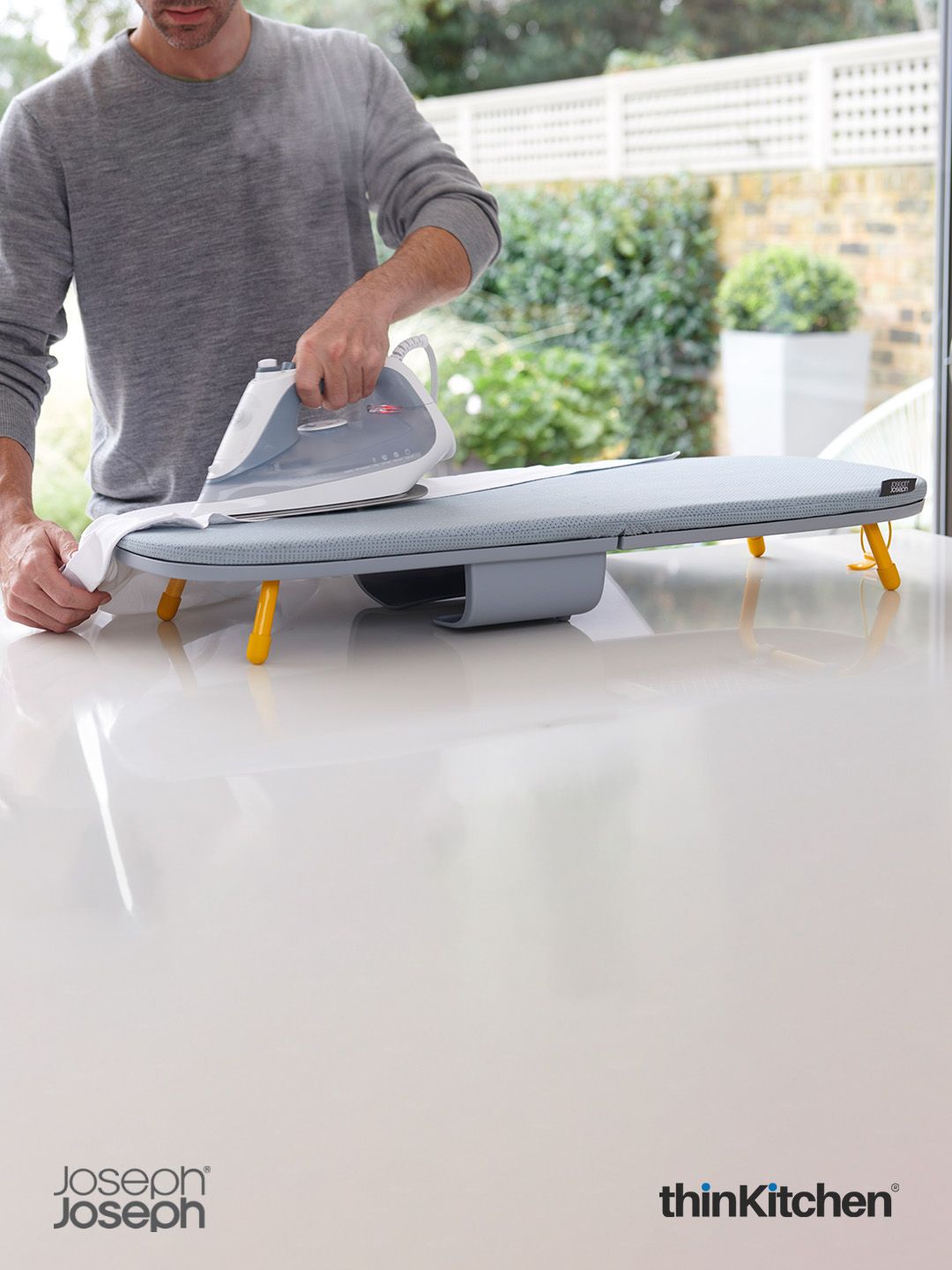 Buy Joseph Joseph Grey Pocket Folding Table Top Ironing Board