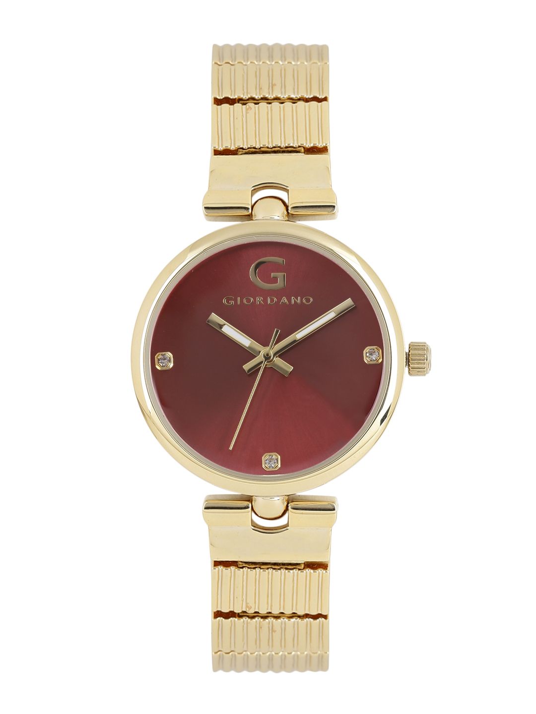 GIORDANO Women Maroon Analogue Watch A2058-22 Price in India
