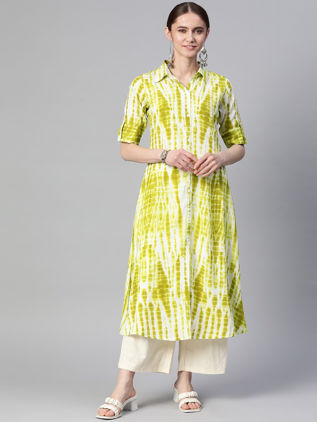 mokshi Women Tie & Dye Kurta Price in India