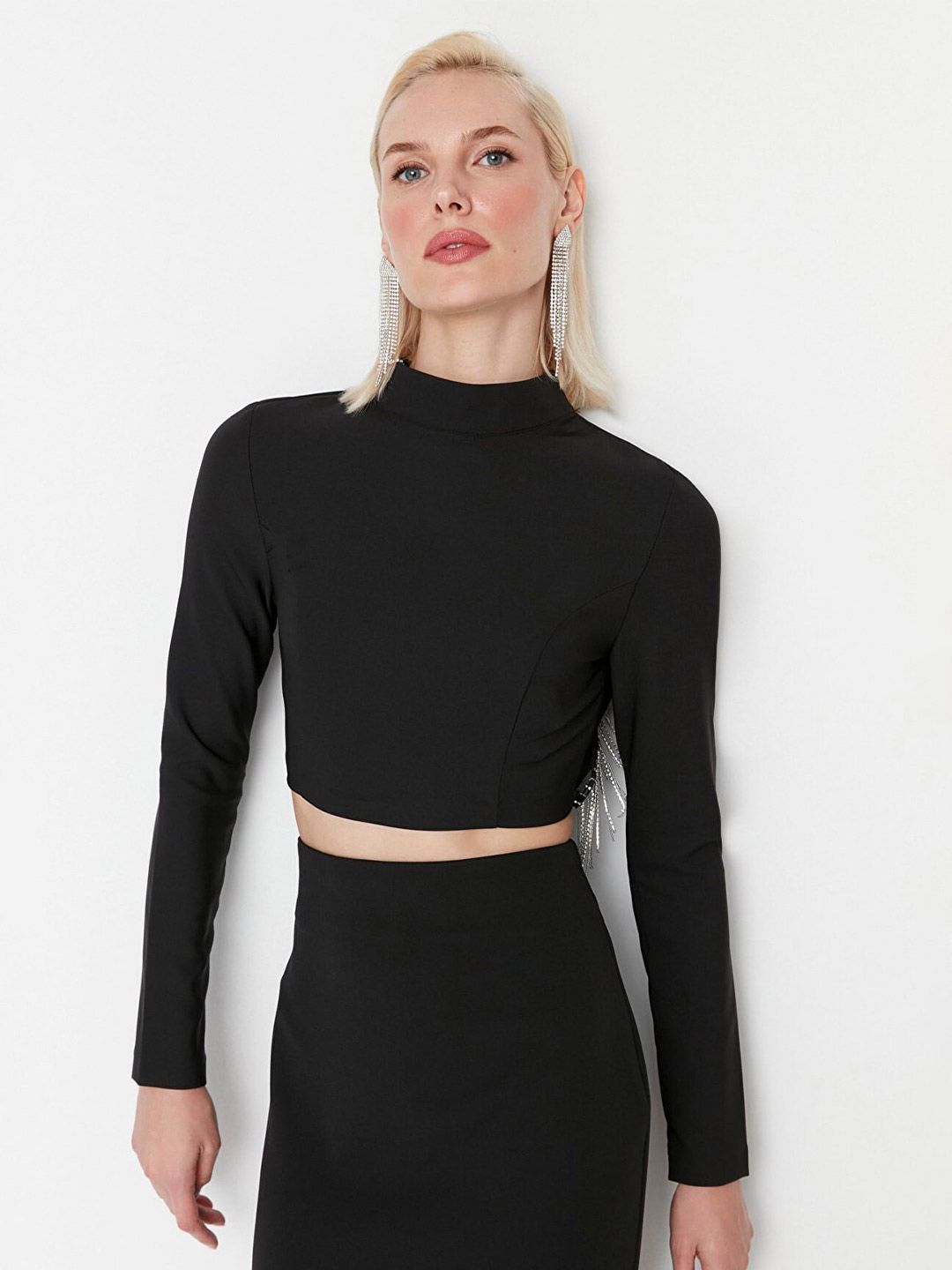 Trendyol Styled Back Crop Top Price in India