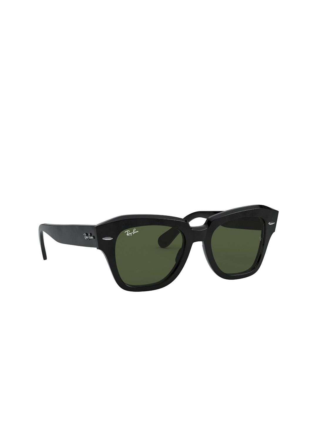 Ray-Ban  Unisex Uv Protected Green Lens Square Sunglasses - 0 Rb2186901/3149