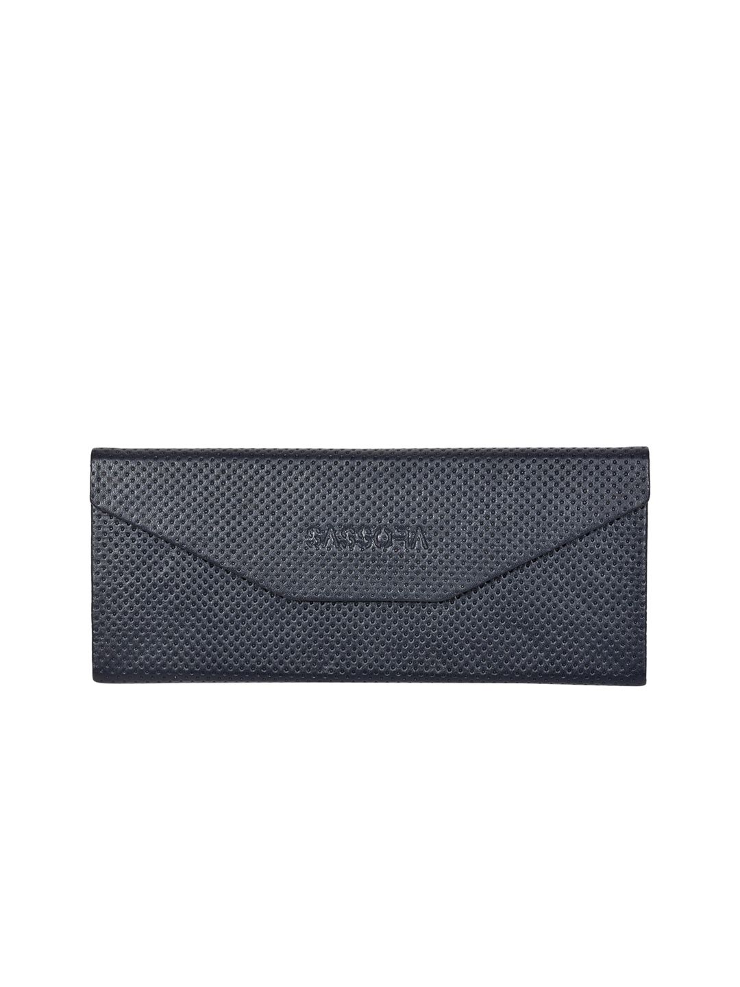 Sassora 1 Compartments Genuine Leather Sunglasses Case