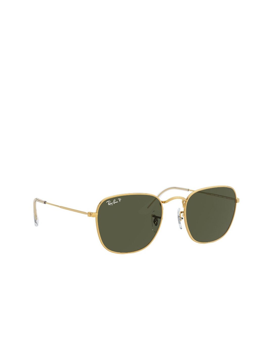 RAY-BAN Unisex Polarized Green Lens Square Sunglasses - 0RB385791965851