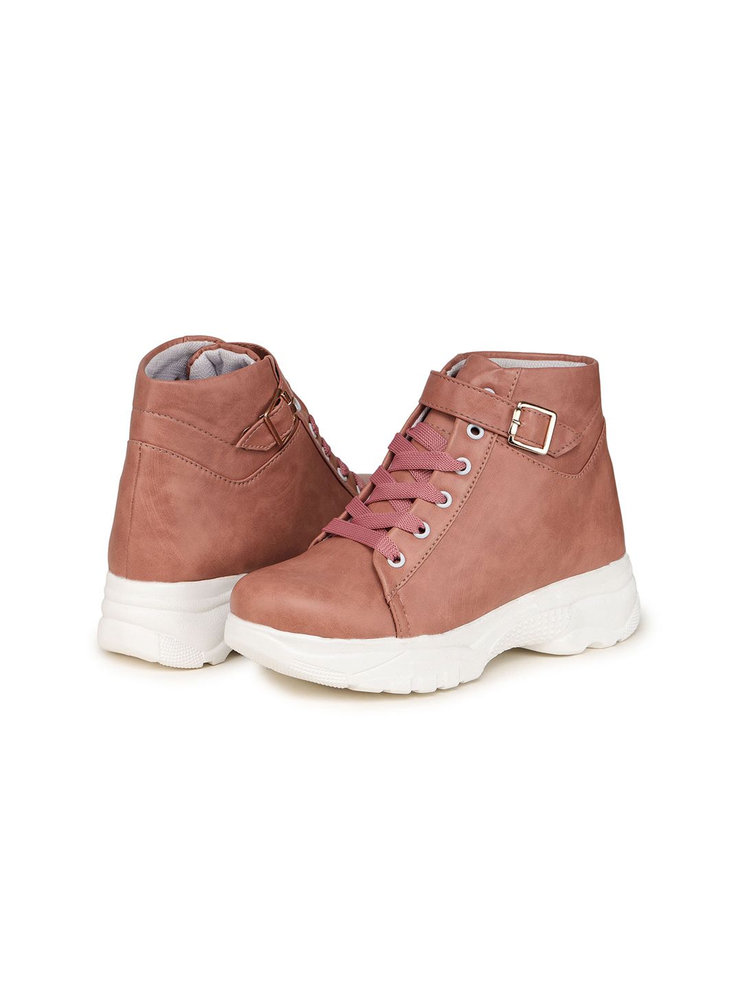 BOOTCO Women Mid-Top Lightweight Sneakers Price in India