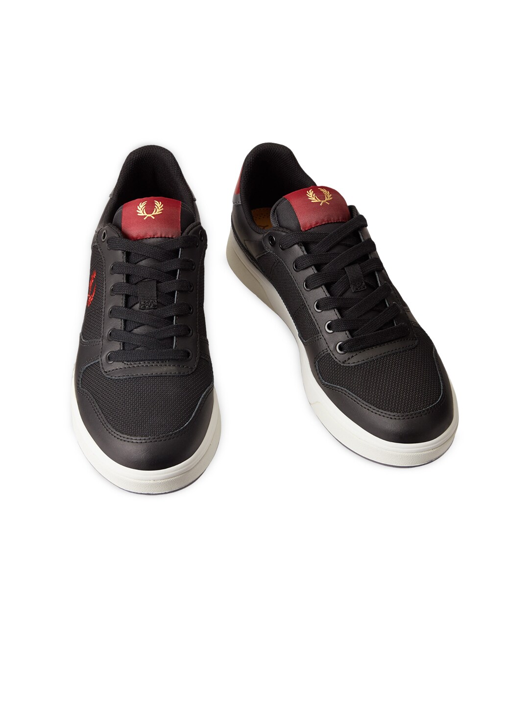 Fred Perry Women Canvas Lace-Up Sneakers Price in India