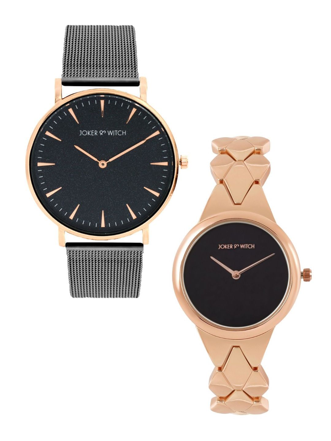 JOKER & WITCH JOKER & WITCH Couple Watch Gift Set JWCW307