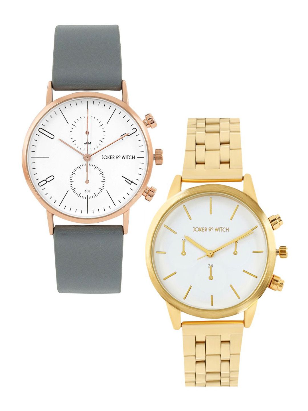 JOKER & WITCH JOKER & WITCH Set Of 2 Couple Watch Gift Set JWCW367