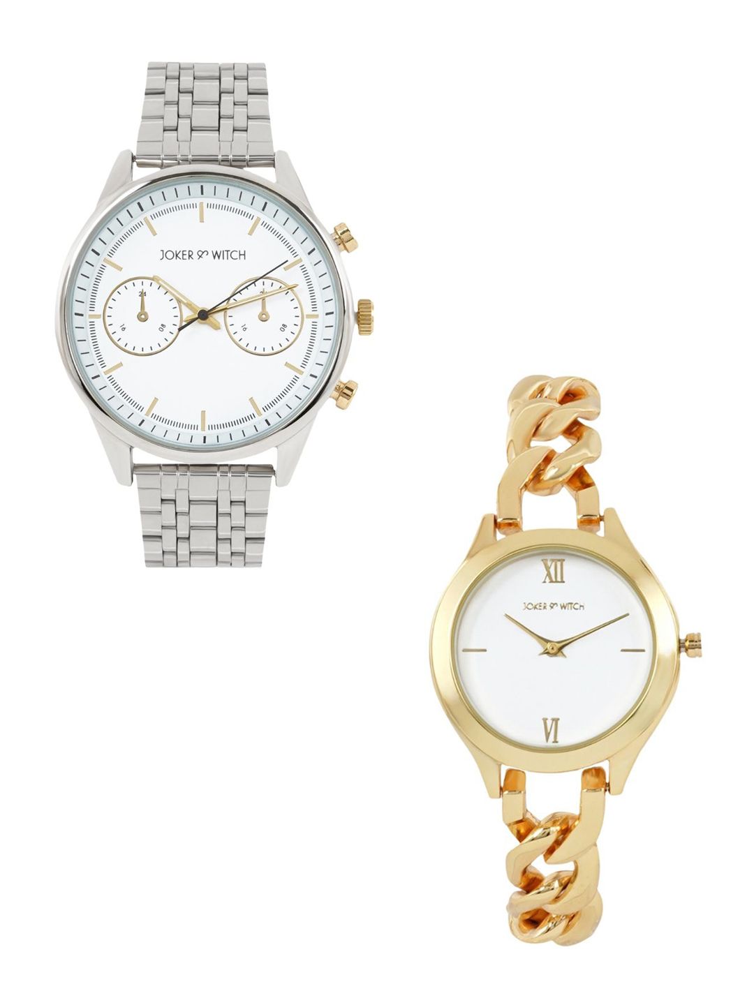 JOKER & WITCH JOKER & WITCH Zendaya & Tom Couple Watches Gift Set JWCW244