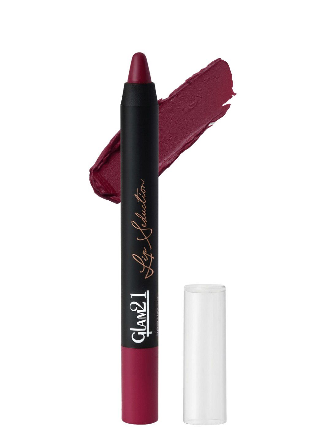 GLAM21 Lip Seduction Non-Transfer Long-Lasting Crayon Lipstick 2.8g - Super Star 19