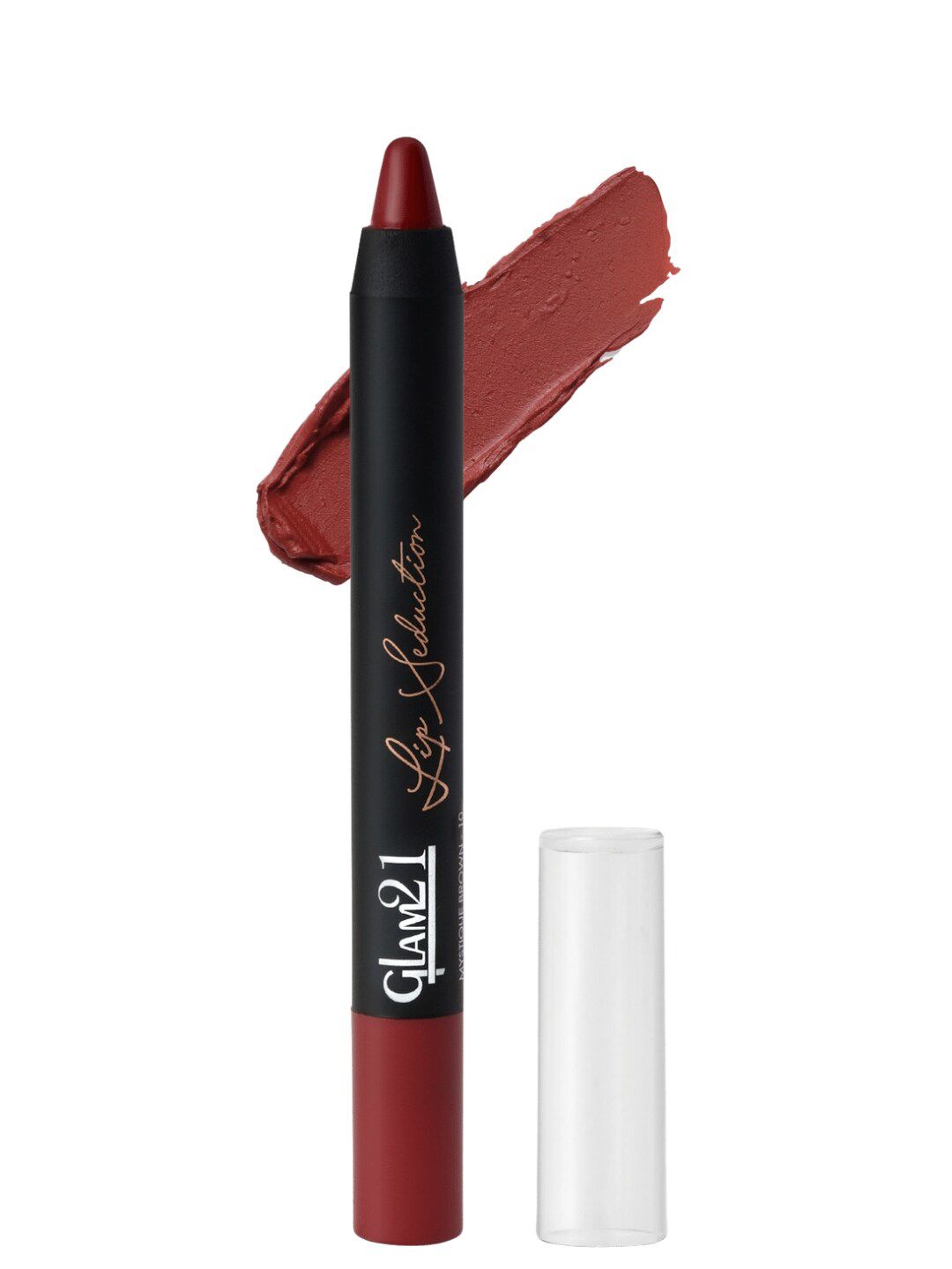 GLAM21 Lip Seduction Non-Transfer Long-Lasting Crayon Lipstick 2.8g - Mystique Brown 10