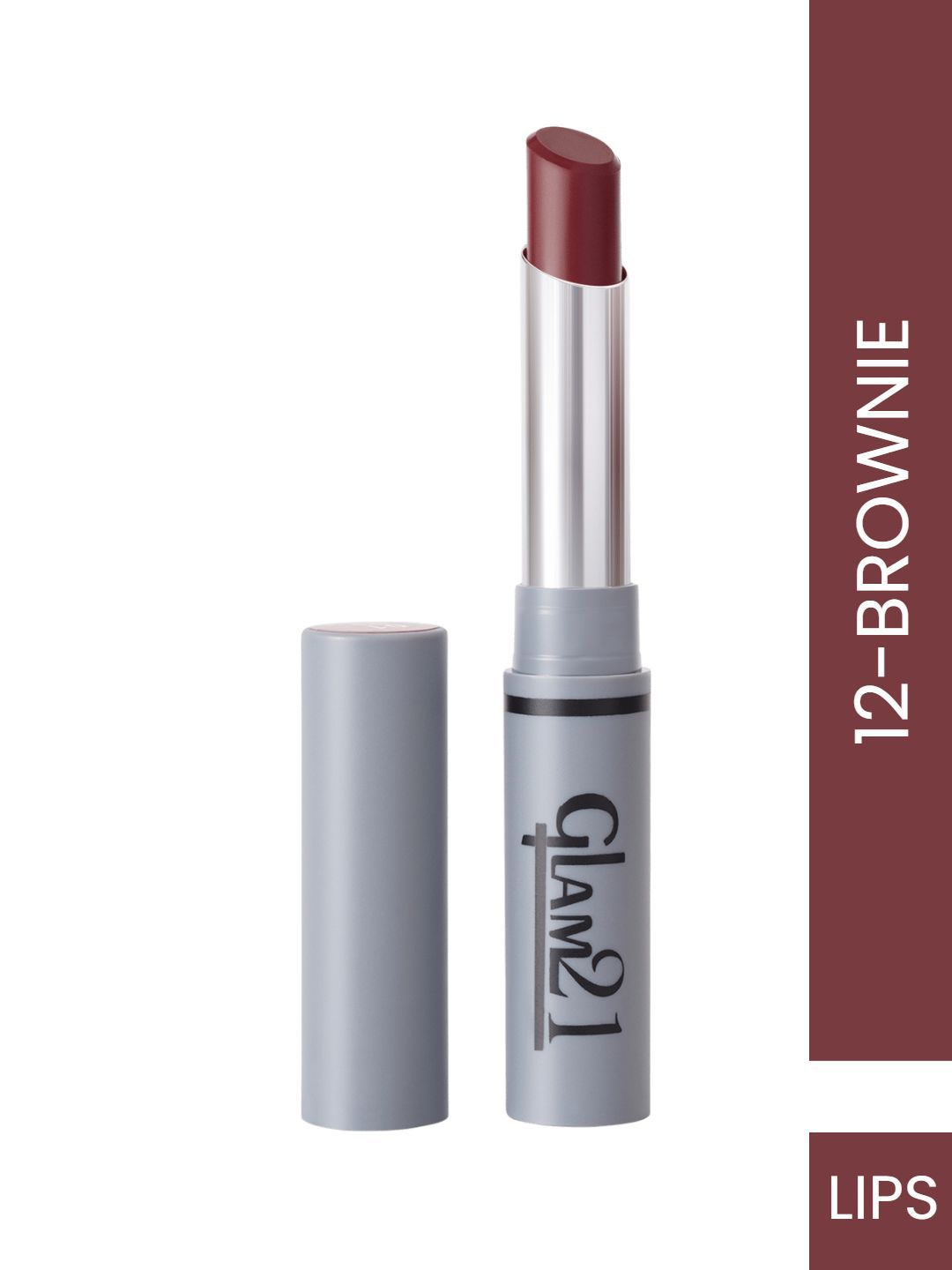 GLAM21 Long Lasting Creamy Matte Non-Transfer Lipstick 2.8g - Brownie 12